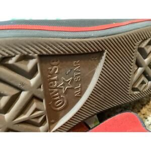 Converse All Star Red and Black Low Top Sneakers